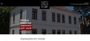 página Home do site do Museu do Imigrante