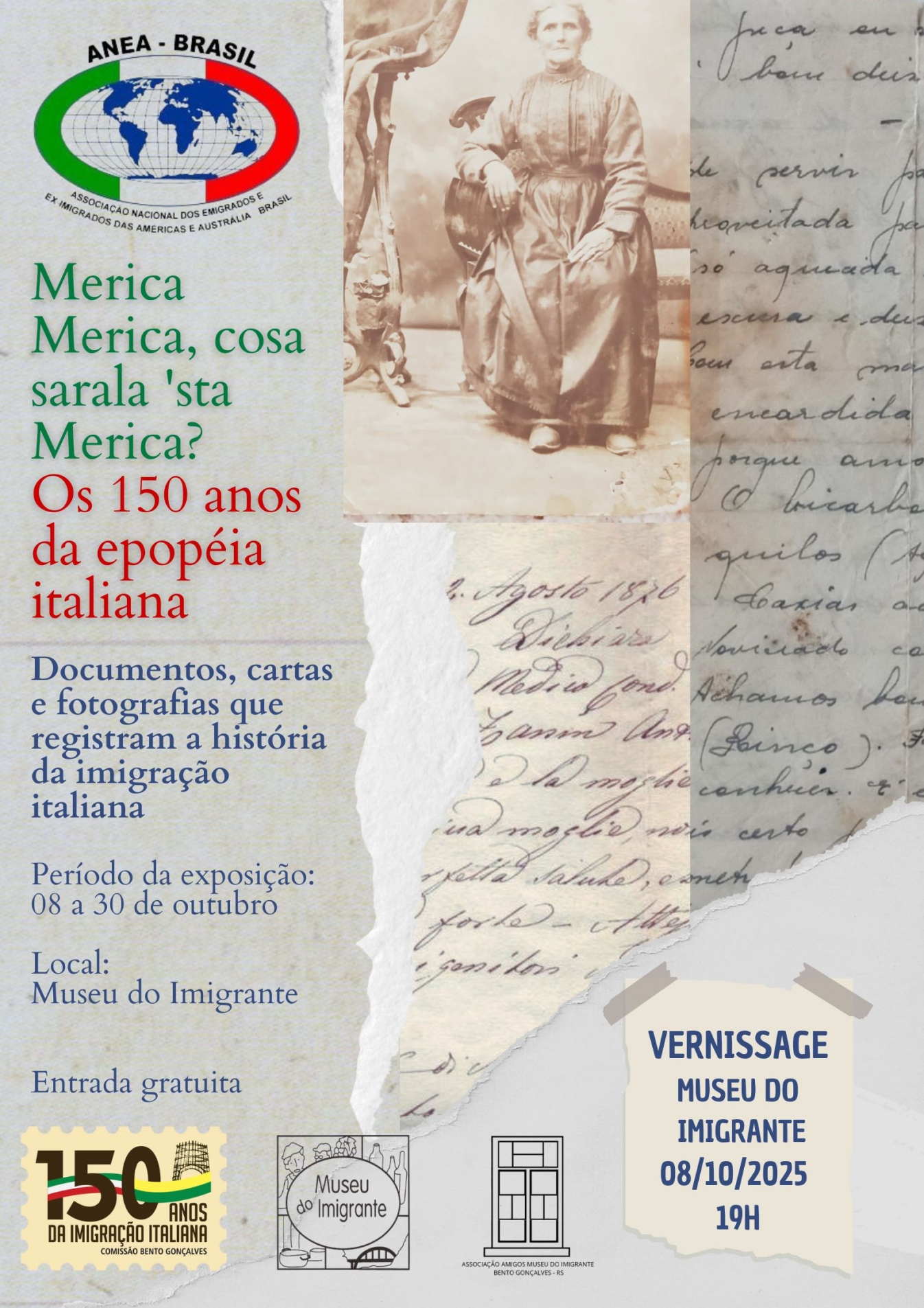 cartaz exposição 150 anos
